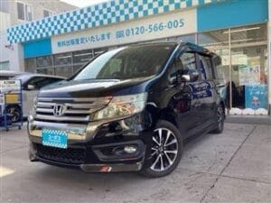 2015 Honda Step WGN Spada Z Cool Spirit – Black | 2.0L | Dual Power Sliding Doors