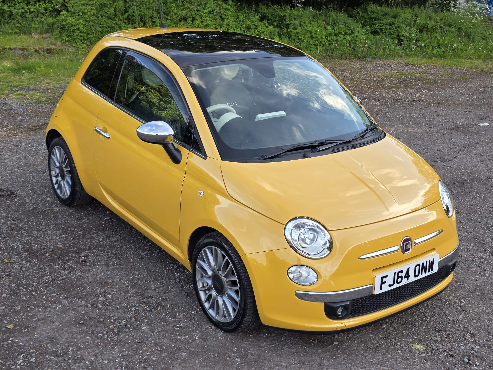 2015 Fiat 500 0.9 TwinAir Lounge Hatchback 3dr Petrol Dualogic Euro 6 (s/s) (85 bhp)